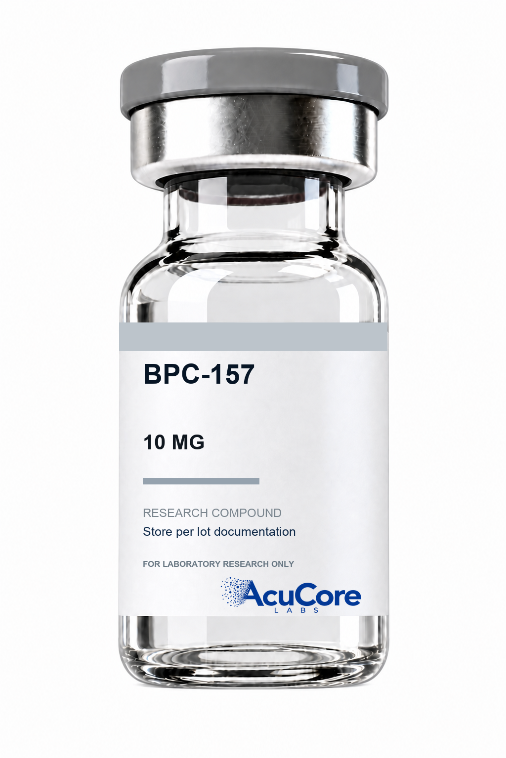 AcuCore Labs BPC-157 10 MG research product vial