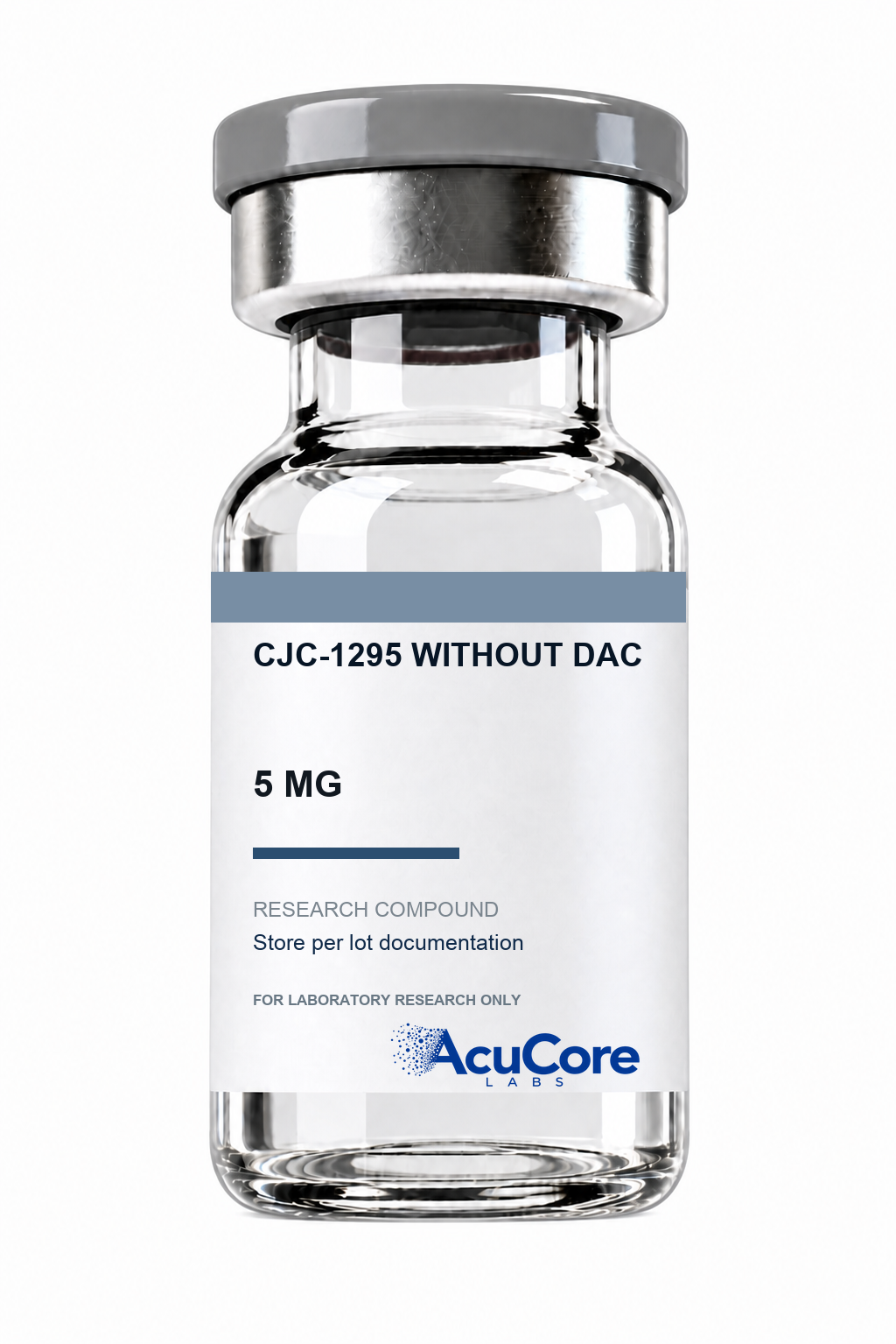AcuCore Labs CJC-1295 Without DAC 5 MG research product vial