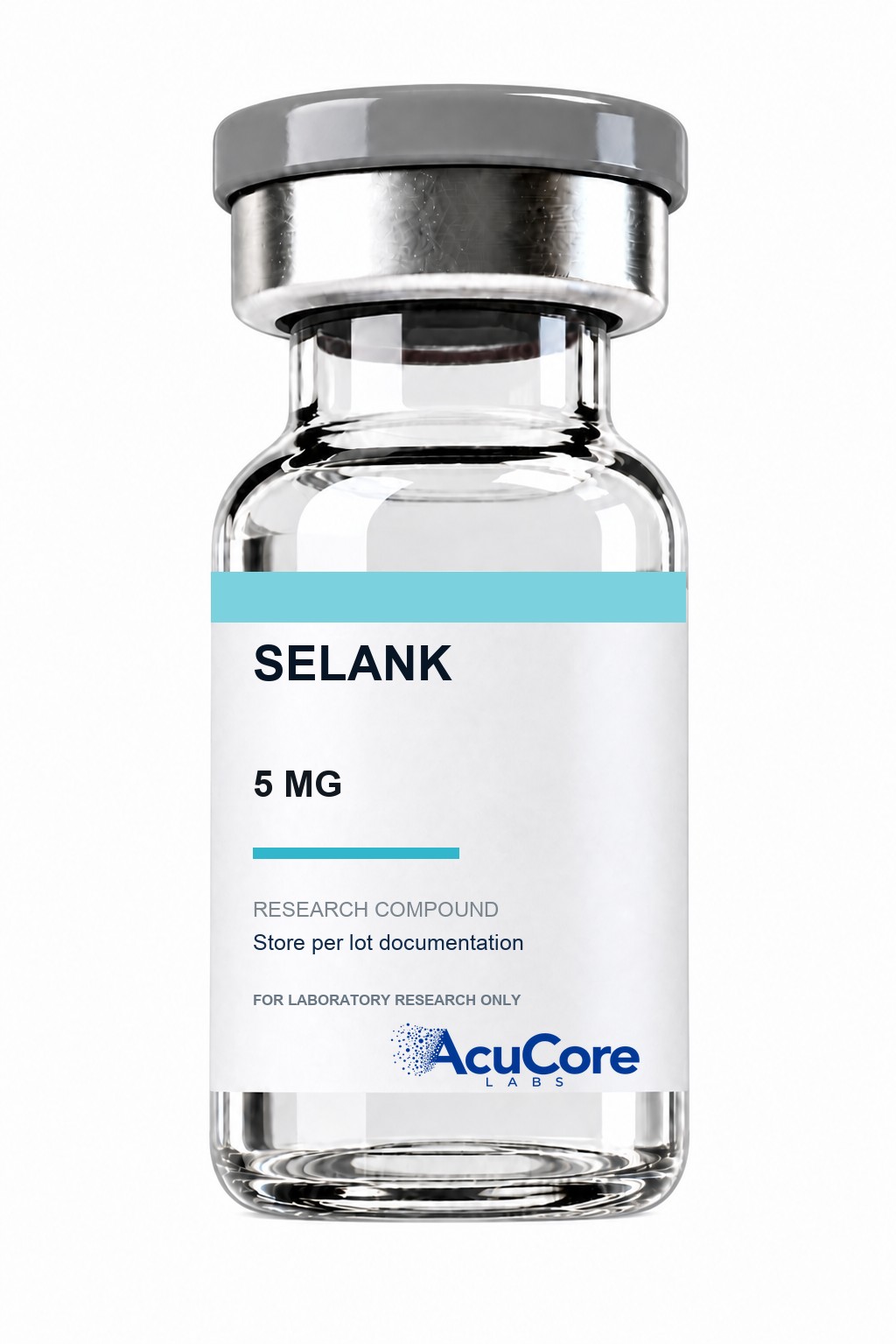 AcuCore Labs Selank 5 MG research product vial