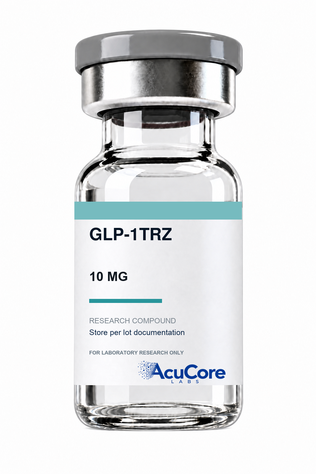 AcuCore Labs GLP-1TRZ 10 MG research product vial